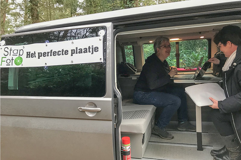 Nabewerkingsbusje perfecte plaatje